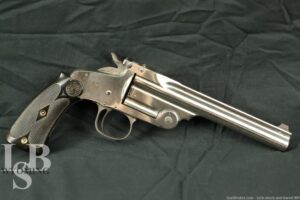 Rare Nickel Smith and Wesson Model of 91 with 6 inch .32cal barrel