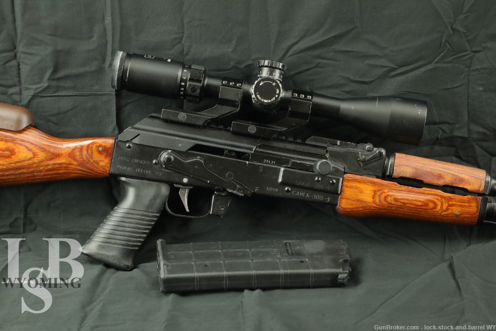 Russian Saiga AK-308 16” Barrel in .308 WIN Semi Auto Rifle W/ Scope
