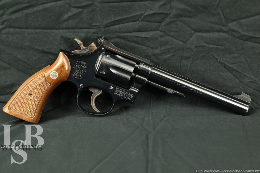 Smith & Wesson “K22 Masterpiece” Model 17-3 22 LR 6” Revolver