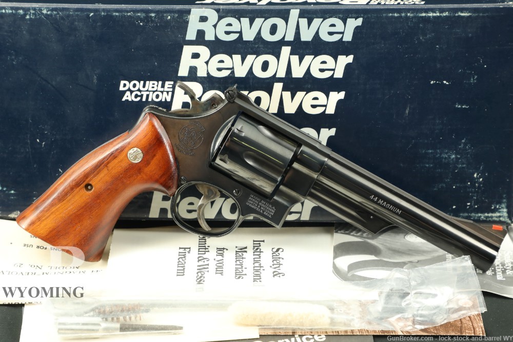 Smith & Wesson S&W Model 29-3 .44 Magnum 6” Revolver, MFD 1983-1987