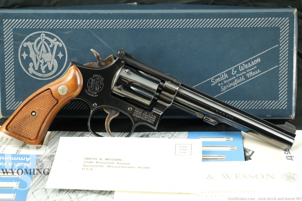 Smith & Wesson S&W Model 48-3 K 22 Masterpiece .22 MAG 6" Revolver