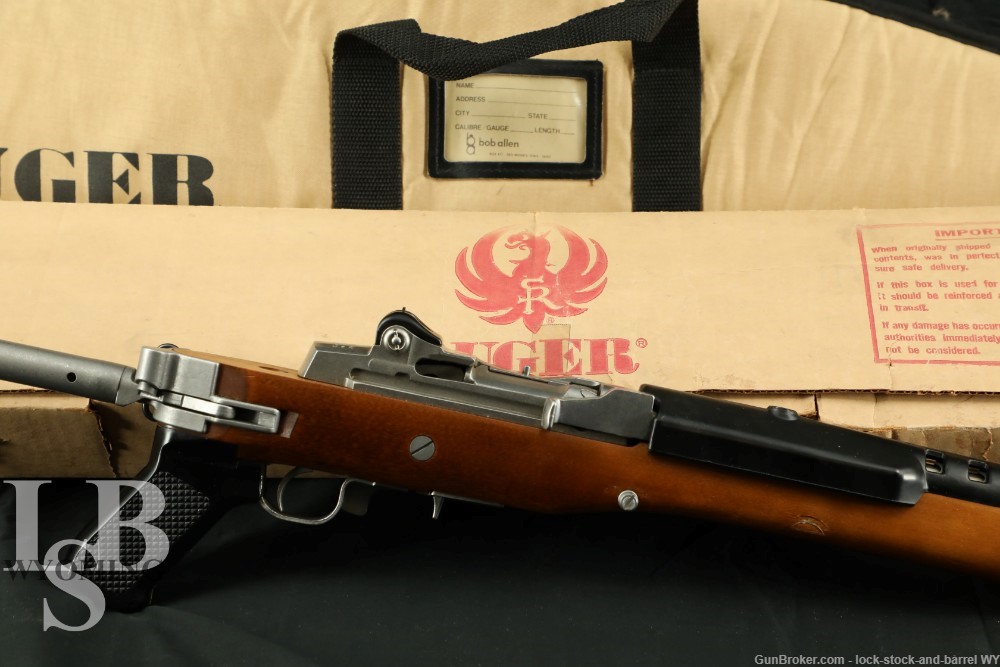 Sturm Ruger Mini-14 .223 18” Semi-Auto Rifle Stainless 183 Series MFD 1984