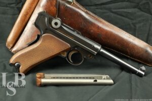 Swiss Waffenfabrik Bern 1900/06 W+F 06/24 7.65mm .30 Luger Pistol C&R