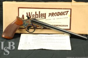 Webley & Scott Mark III Target .22 Cal Tip Up Break Action W/ Box C&R