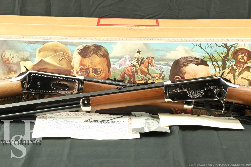 Winchester 94 Teddy Roosevelt Commemorative Pair 30-30 Carbine & Rifle C&R