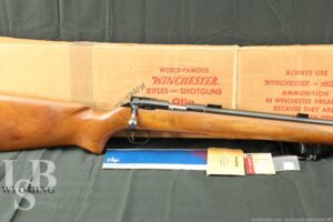 Winchester Model 52D 52-D Target .22 LR Single Shot Bolt Rifle, 1965 C&R