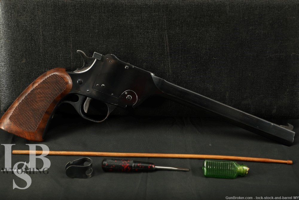 Col. Harlan Statham’s H&R USRA Model .22LR 10” Single Shot Pistol w/ Case