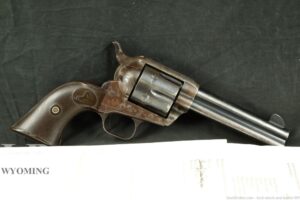 Colt 1st Gen Single Action Army SAA 4 3/4" .45 Revolver & Letter, 1924 C&R