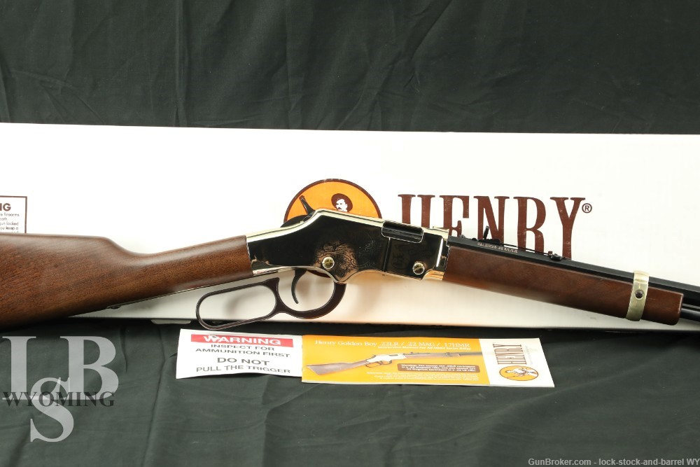 Henry Golden Boy RMEF Limited Edition H004 22 S/L/LR 20″ Lever Action Rifle