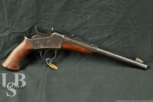 Remington Model 1891 .22 Short, Long Rolling Block Target Pistol, Antique