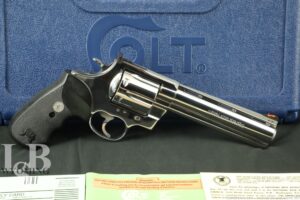 COLT Anaconda Model 6" Bright Stainless .44 Magnum Revolver & Box, 1995