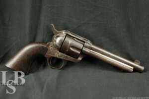 Colt 1st Gen Single Action Army SAA .45 Revolver "Artillery"-Style Antique