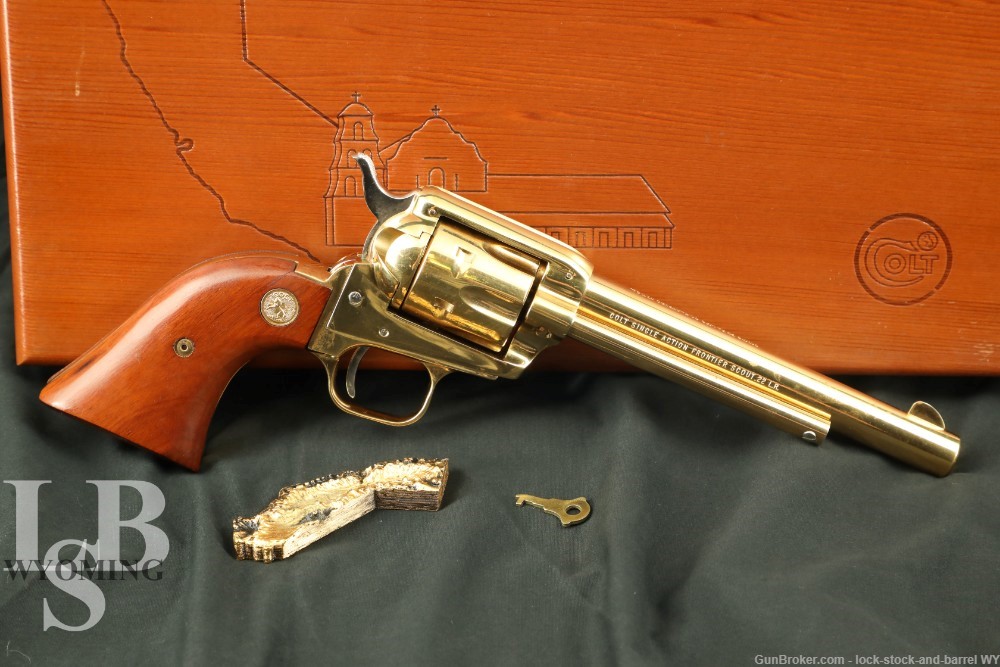Colt California Bicentennial Frontier Gold Scout .22 LR Revolver C&R