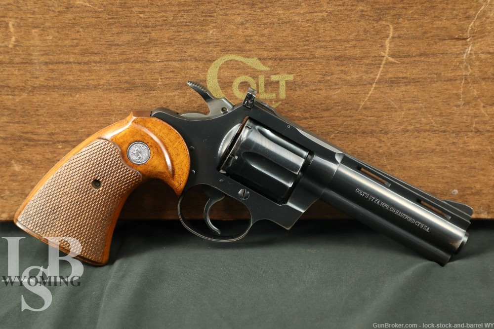 Colt Diamondback Model D5540 Blue 4″ .38 Special SA/DA Revolver, 1967 C&R