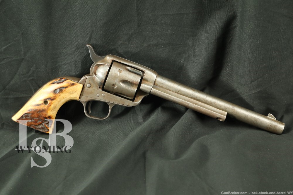 Custom Colt Frontier Six Shooter SAA .44-40 Single Action Revolver, Antique