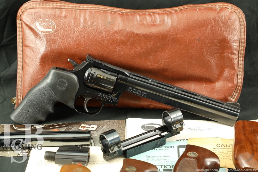 Dan Wesson Model 15 W/ Barrel/Grip Kit .357 Mag Double Action Revolver 1979