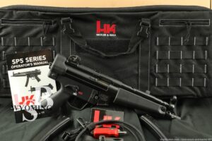 H&K Heckler & Koch SP5 9mm 8.5" Semi-Auto Pistol w Factory Case, MP5 Clone