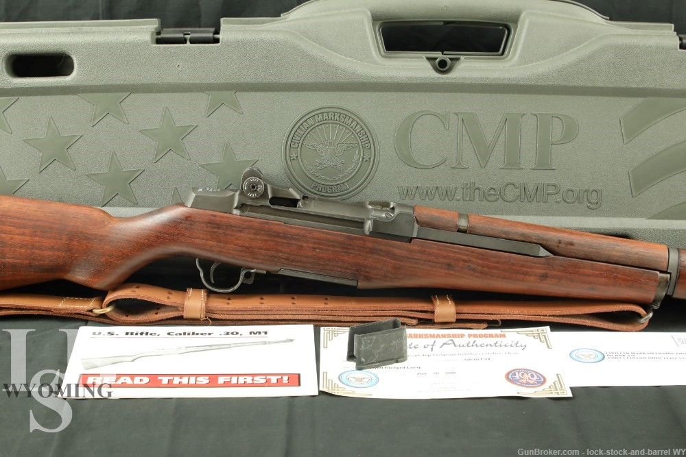 Post WW2 Springfield CMP M1 Garand .30-06 Semi-Auto U.S. Rifle 1956-57 C&R