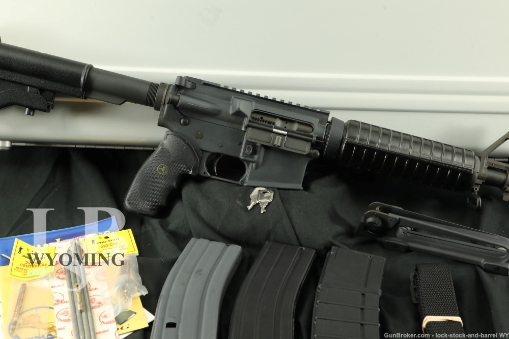 Pre-Ban Eagle Arms M4C EA-15 AR-15 5.56 16” Semi-Auto Rifle w/ Accessories