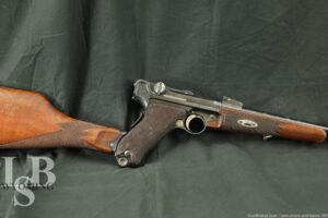 Rare DWM Luger Model 1902 Pistol-Carbine .30 7.65x21mm Semi-Auto, 1903 C&R