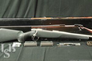 Stainless/Gray Sako 75 Model V In .300 Win Mag 24” Barrel W/ Box, Parts