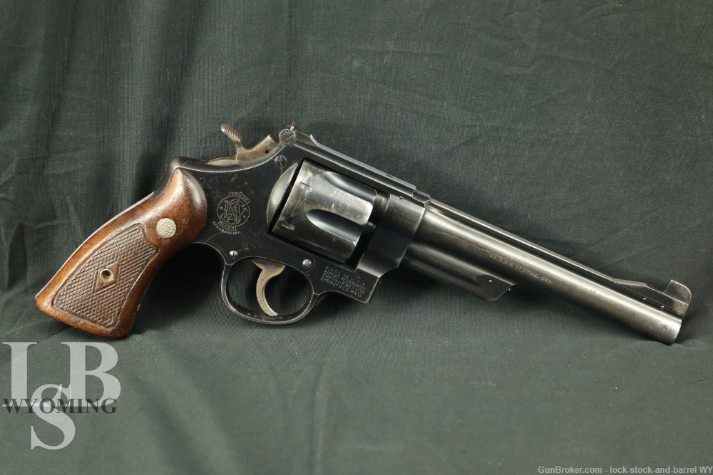 Smith & Wesson S&W Model 1950 .38/44 Outdoorsman .44 Spl 6.5″ Revolver C&R