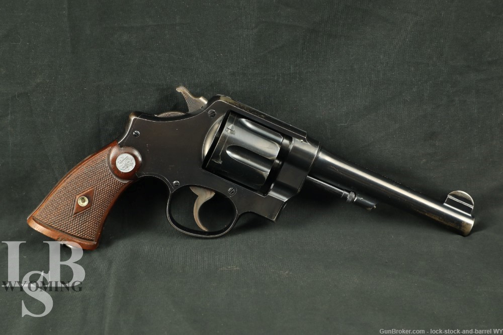 U.S. Marked Smith & Wesson S&W Model 1917 .45 ACP Hand Ejector Revolver C&R