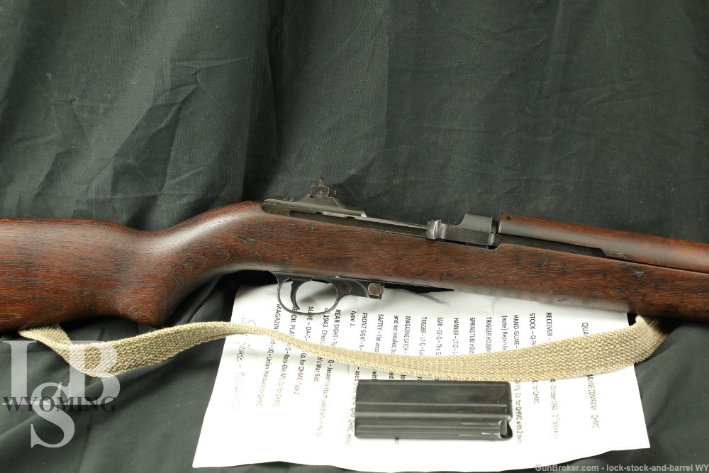 US WWII Quality Hardware M1 Carbine .30 Cal Rifle 1943 C&R Vintage Rare